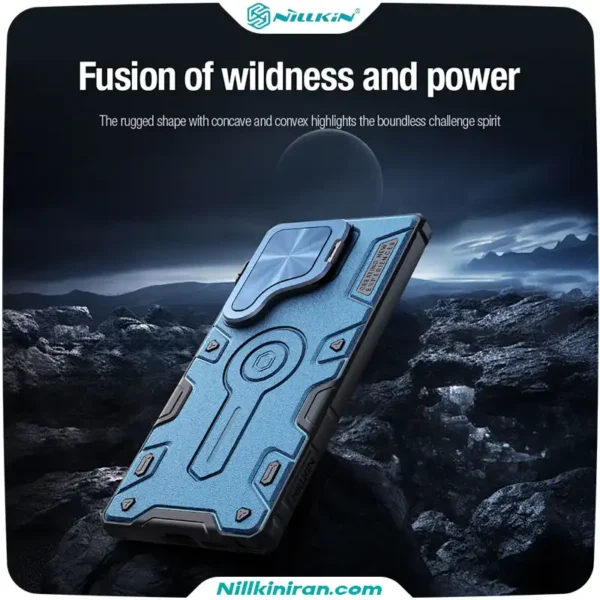 قاب نیلکین سامسونگ Samsung Galaxy S25 Ultra مدل CamShield Armor Prop Magnetic
