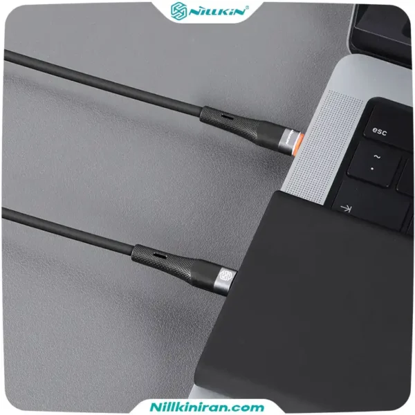 کابل دو سر تایپ سی سیلیکونی نیلکین مدل Flowspeed liquid silicone