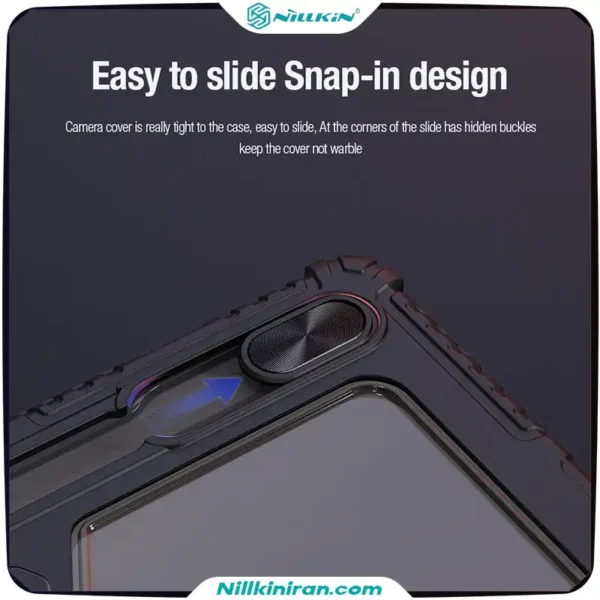 کیف محافظ نیلکین سامسونگ Samsung Galaxy Tab S9/S10 FE مدل Bumper Leather Case Pro