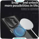 قاب نیلکین سامسونگ Samsung Galaxy Z Fold 7 مدل Camshield Prop Magnetic Clear version
