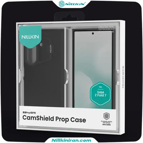 قاب نیلکین سامسونگ Samsung Galaxy Z Fold 7 مدل CamShield Prop (Transparent Lens Guard Version)