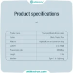 کابل سیلیکونی 1.2 متری Lightning نیلکین مدل Flowspeed Liquid Silicone