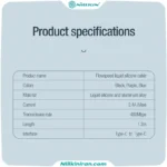 کابل دو سر تایپ سی سیلیکونی نیلکین مدل Flowspeed liquid silicone