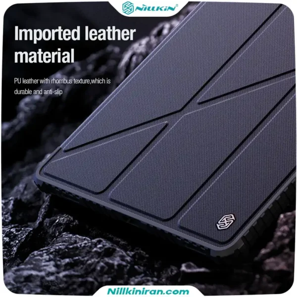 کیف محافط نیلکین سامسونگ Galaxy Tab S9 Ultra مدل Bumper Leather Case Pro