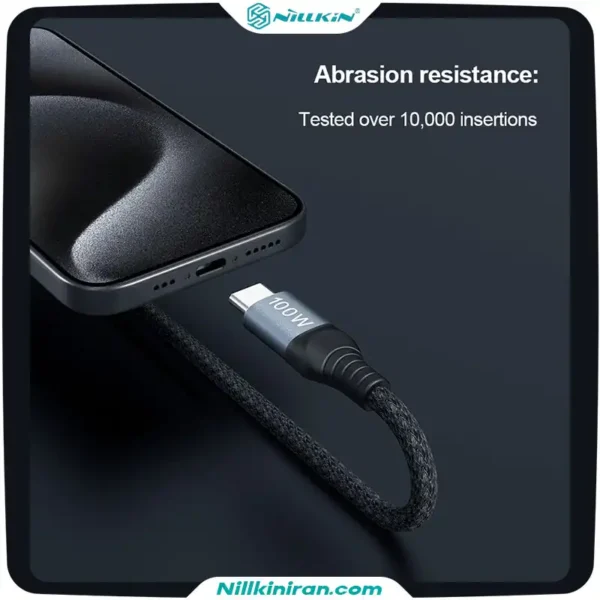 کابل تبدیل USB C به لایتنینگ USB C نیلکین مدل DualPower 2 in 1