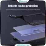 کیف محافظ نیلکین سامسونگ Samsung Galaxy Tab S9/S10 FE مدل Bumper Leather Case Pro