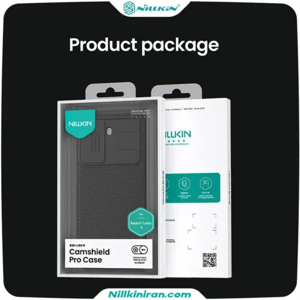 قاب نیلکین شیائومی Xiaomi Redmi Turbo 4 مدل CamShield Pro