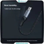 کابل تبدیل USB C به لایتنینگ USB C نیلکین مدل DualPower 2 in 1