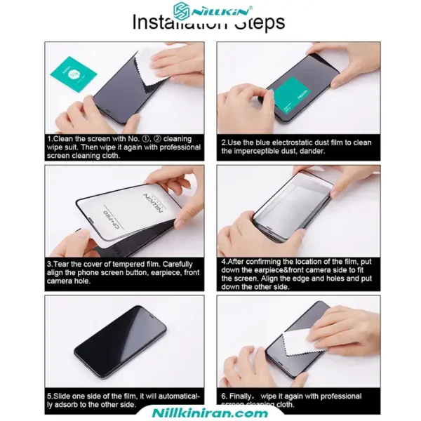گلس نیلکین سامسونگ Samsung Galaxy Z Flip 7 مدل CP+ Pro tempered glass