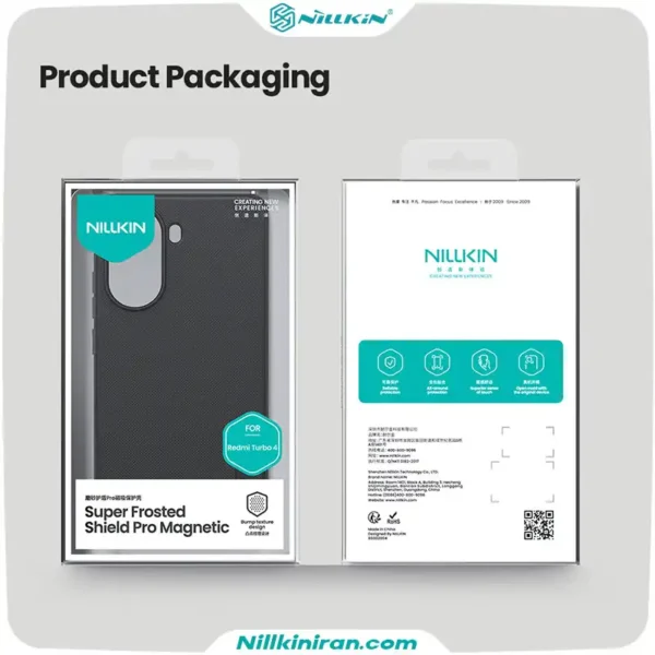قاب نیلکین شیائومی Xiaomi Redmi Turbo 4 مدل Super Frosted Shield Pro Magnetic