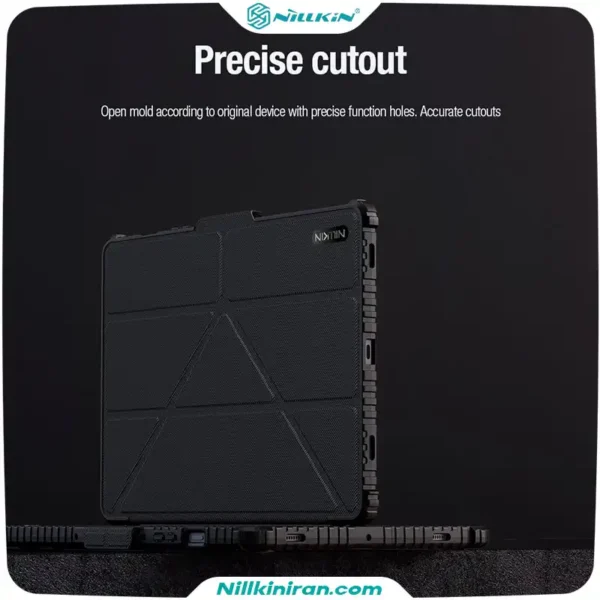 کیف محافظ نیلکین سامسونگ Samsung Galaxy Tab S9/S10 FE مدل Bumper Leather Case Pro