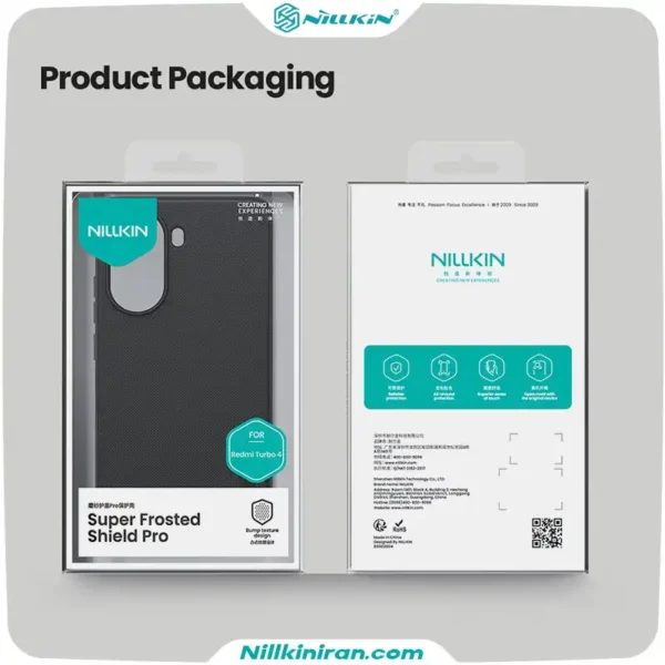 قاب نیلکین شیائومی Xiaomi Redmi Turbo 4 مدل Super Frosted Shield Pro