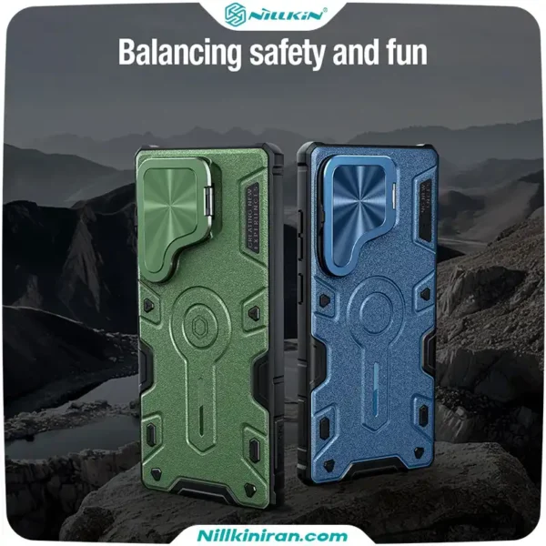 قاب نیلکین سامسونگ Samsung Galaxy S25 Ultra مدل CamShield Armor Prop
