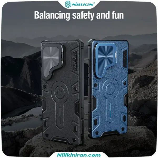 قاب نیلکین سامسونگ Samsung Galaxy S25 Ultra مدل CamShield Armor Prop Magnetic