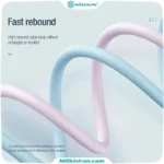 کابل سیلیکونی 1.2 متری Lightning نیلکین مدل Flowspeed Liquid Silicone