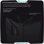 قاب نیلکین سامسونگ Samsung Galaxy Z Fold 7 مدل CamShield Prop Magnetic (Transparent Lens Guard Version)