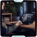 کیف محافظ نیلکین سامسونگ Samsung Galaxy Tab S9/S10 FE مدل Bumper Leather Case Pro