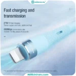 کابل سیلیکونی 1.2 متری Lightning نیلکین مدل Flowspeed Liquid Silicone