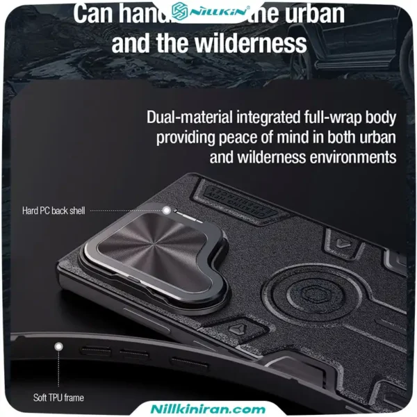قاب نیلکین سامسونگ Samsung Galaxy S25 Ultra مدل CamShield Armor Prop Magnetic
