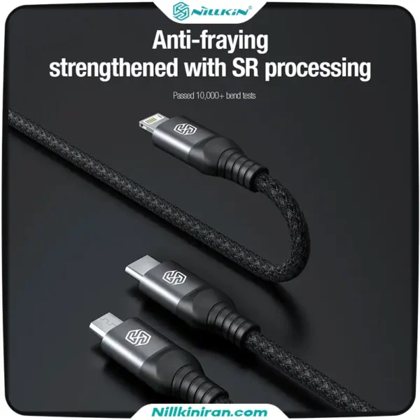 کابل شارژ سه سر نیلکین مدل Swift 3-in-1