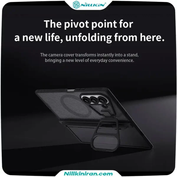 قاب نیلکین سامسونگ Samsung Galaxy Z Fold 7 مدل Camshield Prop Magnetic Clear version