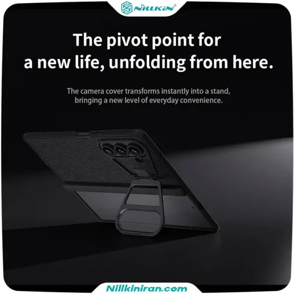 قاب نیلکین سامسونگ Samsung Galaxy Z Fold 7 مدل CamShield Prop Magnetic (Transparent Lens Guard Version)