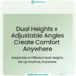 پایه نگهدارنده لپ تاپ نیلکین مدل DualWing