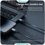 کابل تبدیل USB C به لایتنینگ USB C نیلکین مدل DualPower 2 in 1