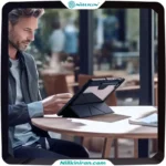 کیف محافظ نیلکین سامسونگ +Samsung Galaxy Tab S10 FE مدل Bumper Leather Case Pro