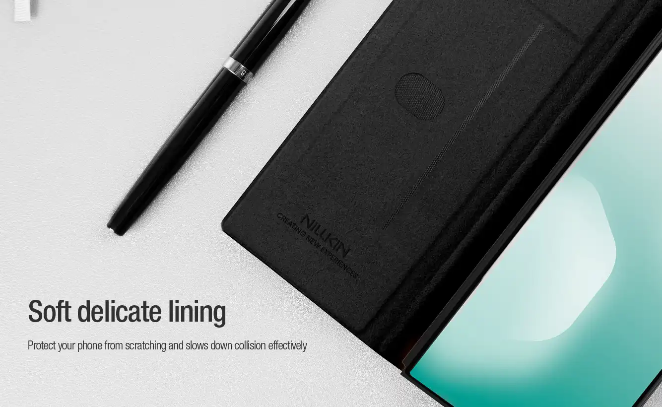 قاب نیلکین سامسونگ Galaxy Z Fold7 مدل Qin Pro leather