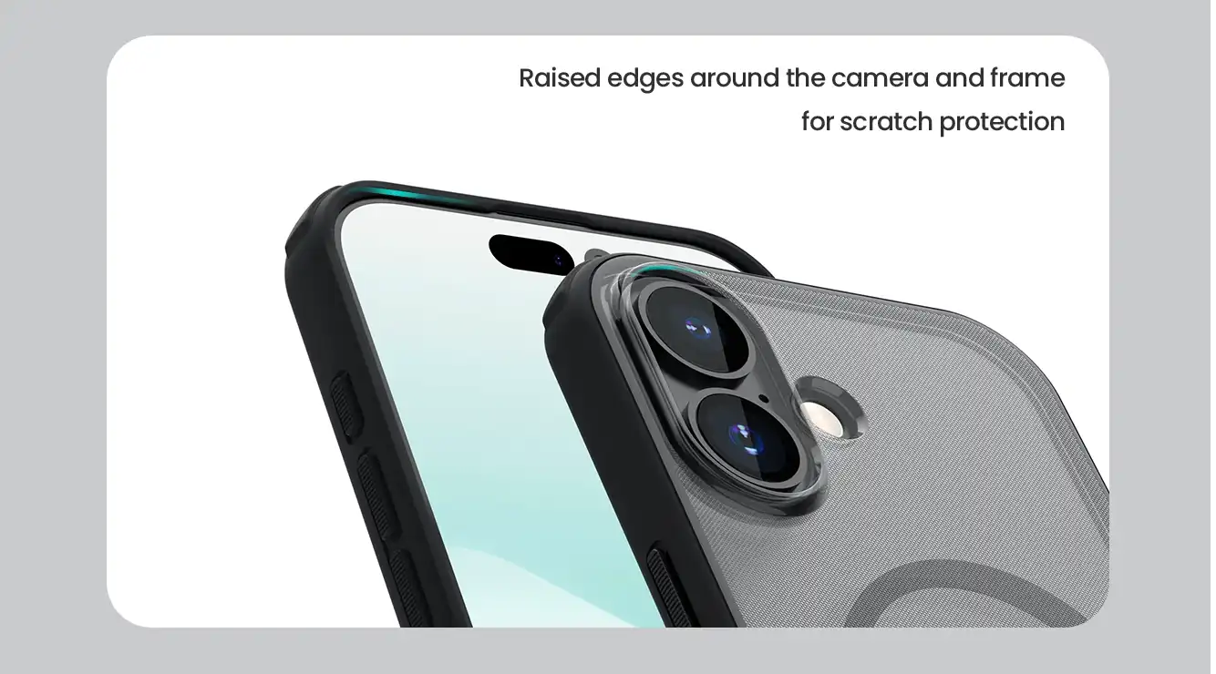 قاب نیلکین iPhone 17 مدل Super Frosted Shield Pro Magnetic Clear Version