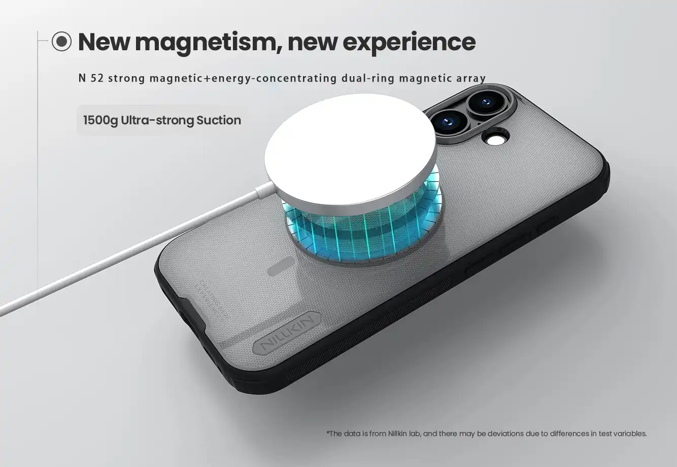 قاب نیلکین iPhone 17 مدل Super Frosted Shield Pro Magnetic Clear Version