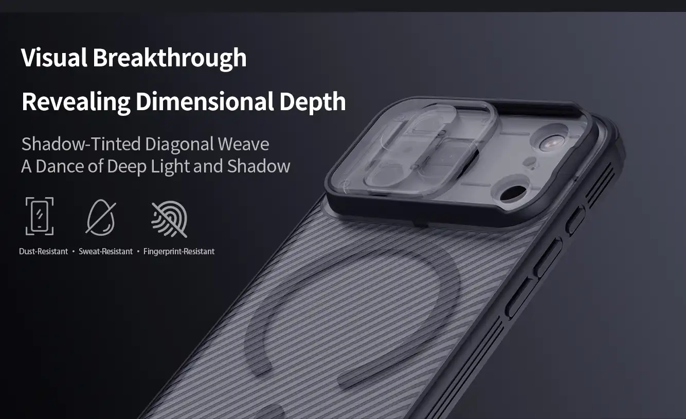 قاب نیلکین iPhone 17 Pro مدل (Camshield Pro Magnetic (Clear version