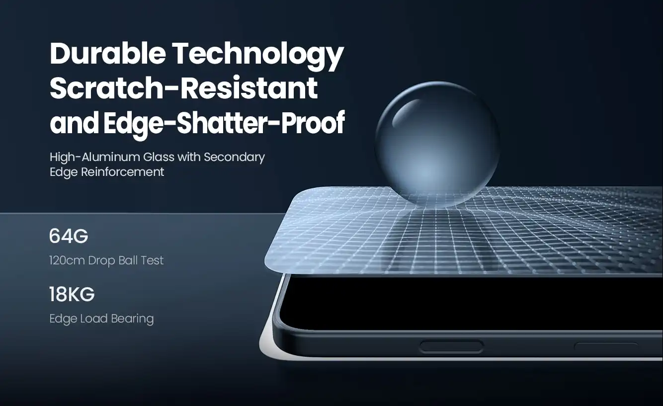 گلس حریم شخصی نیلکین iPhone 17 Pro Max مدل Guardian Full 