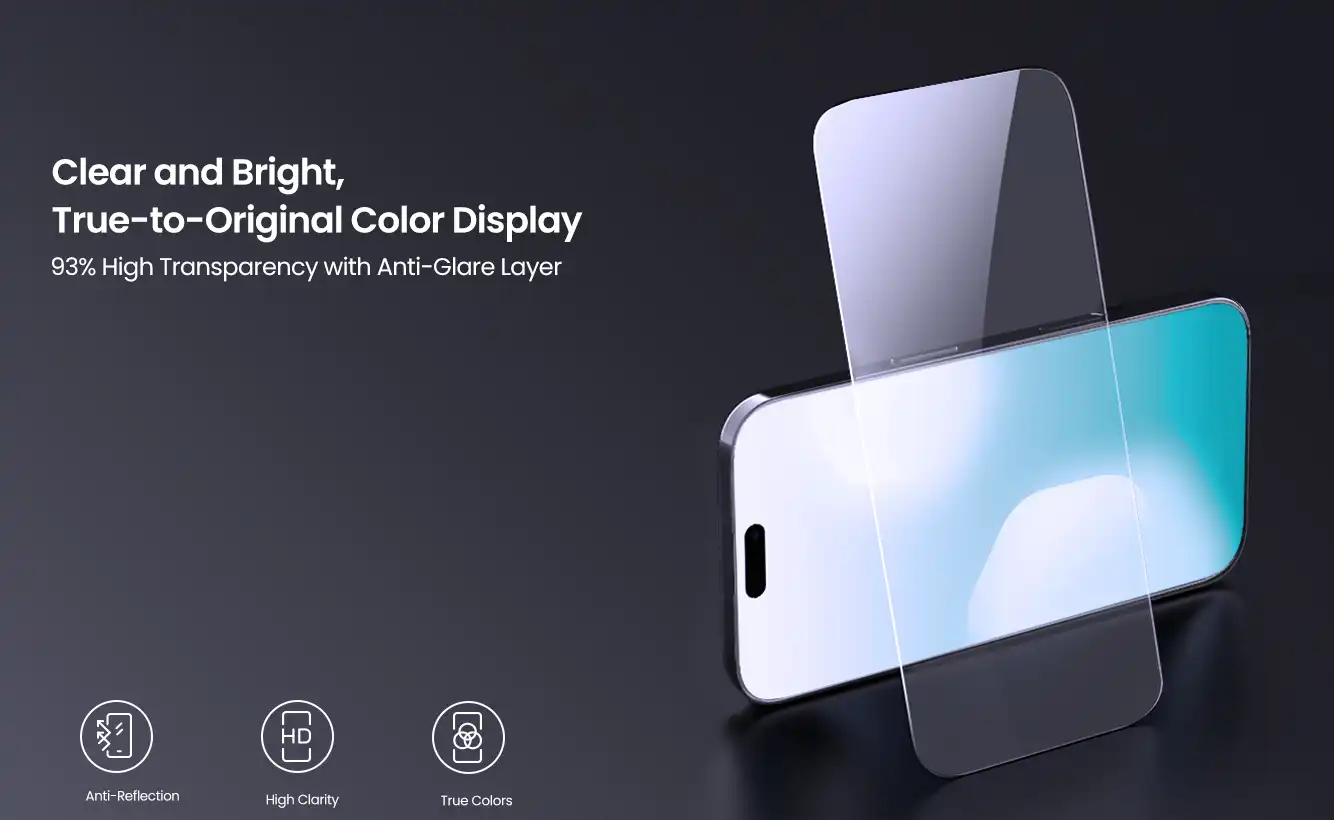 گلس نیلکین iPhone 17 Air مدل H+ Pro tempered glass
