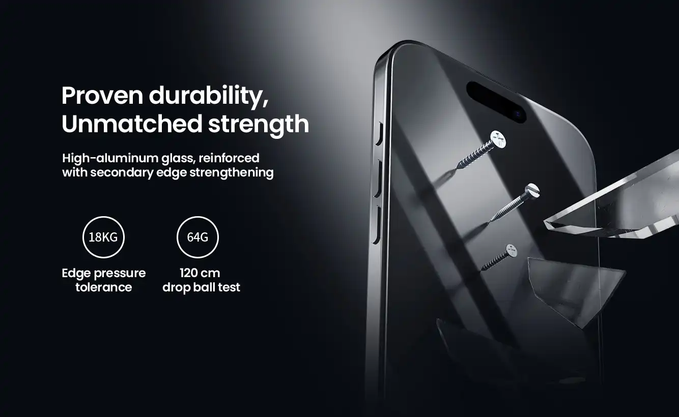 گلس نیلکین iPhone 17 مدل CP+ Pro tempered glass