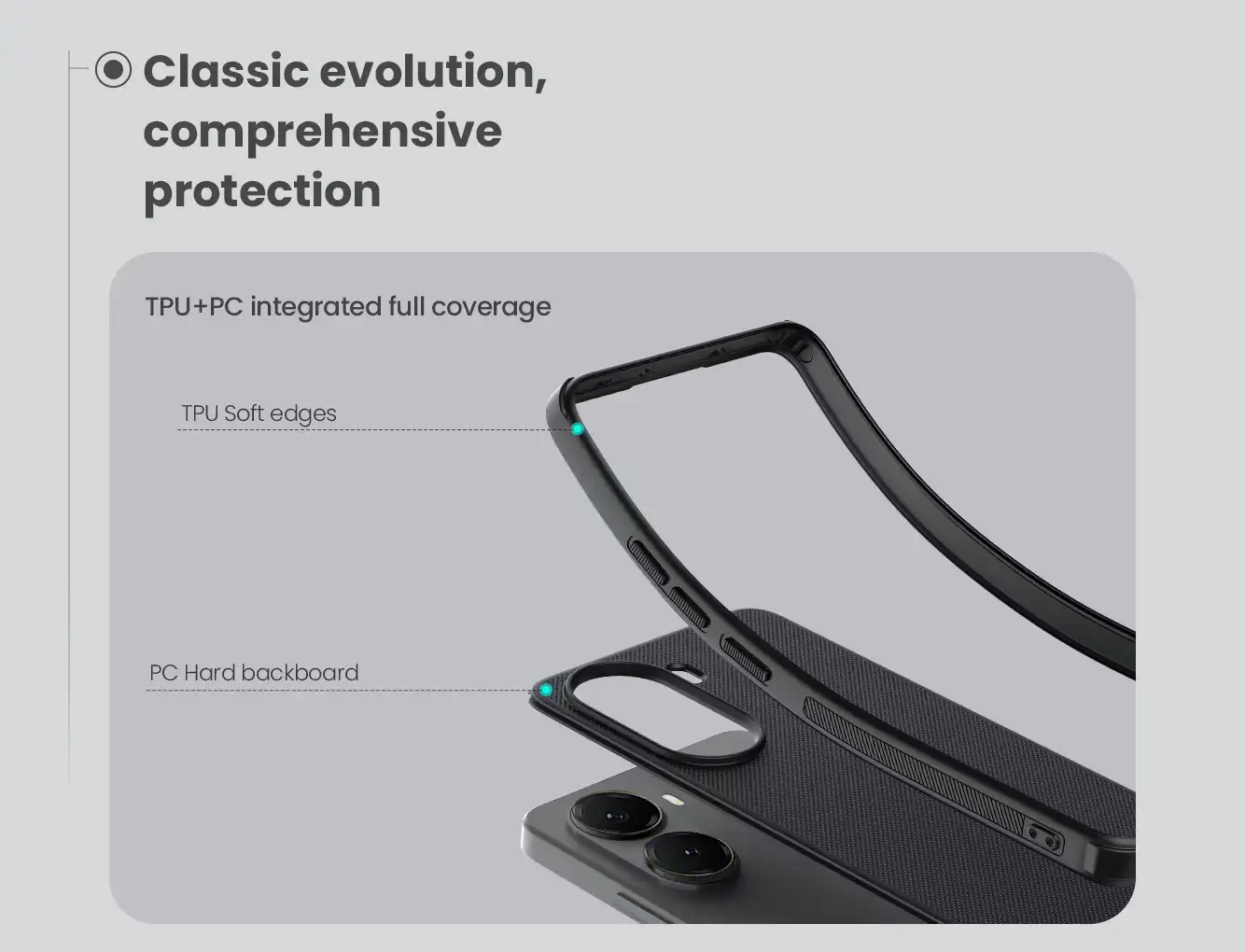 قاب نیلکین شیائومی Poco X7 Pro مدل Super Frosted Shield Pro Magnetic