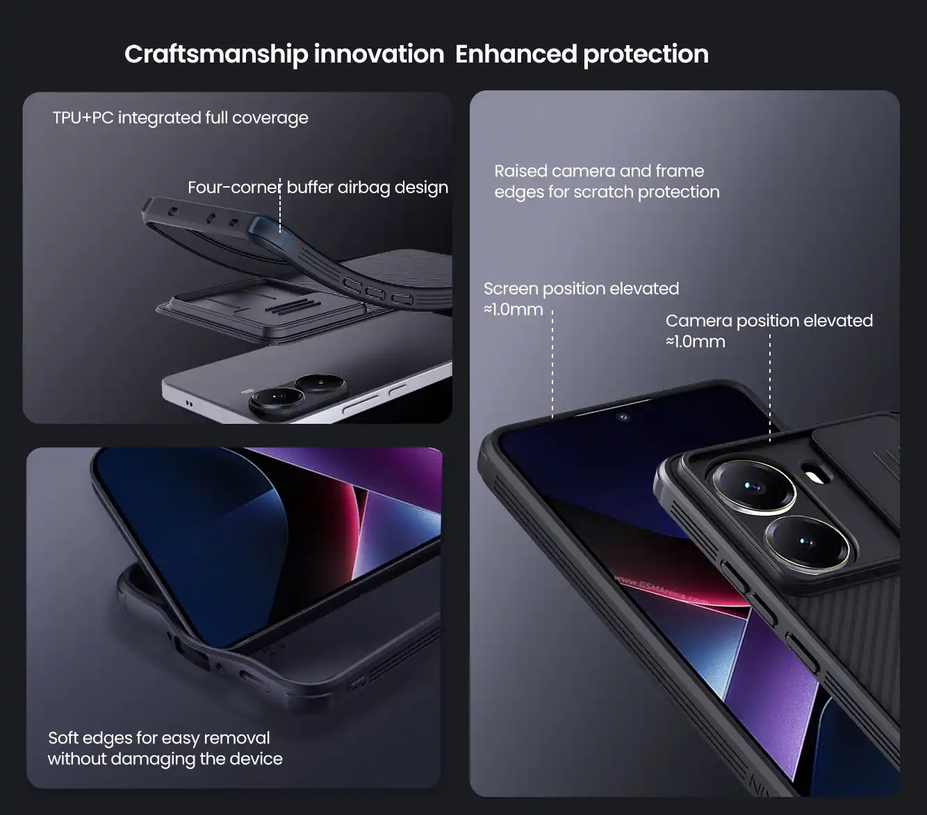 قاب نیلکین شیائومی Poco X7 Pro مدل CamShield Pro Magnetic