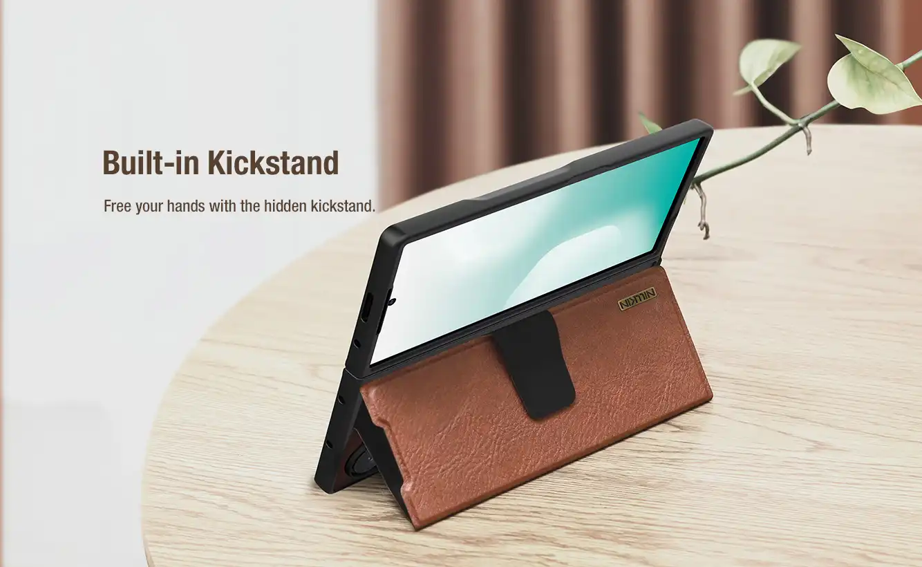 قاب نیلکین سامسونگ Galaxy Z Fold7 مدل Aoge Leather