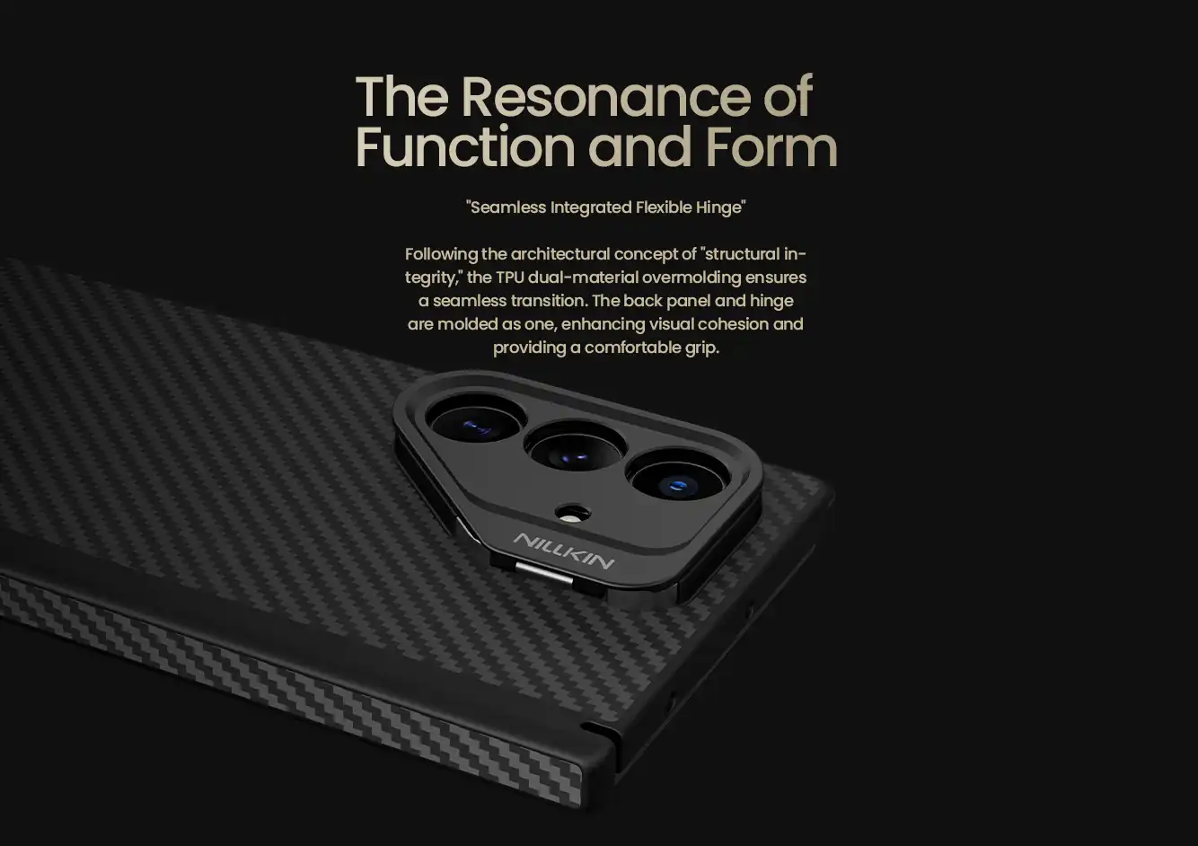 قاب نیلکین سامسونگ Galaxy Z Fold7 مدل CarboProp Magnetic