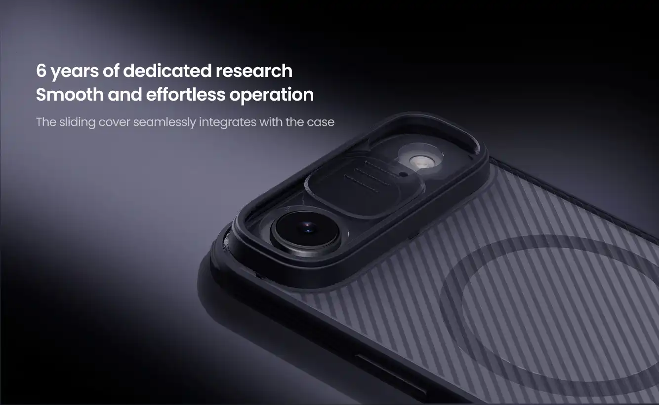 قاب نیلکین iPhone 17 Air مدل Camshield Prop Magnetic Clear version