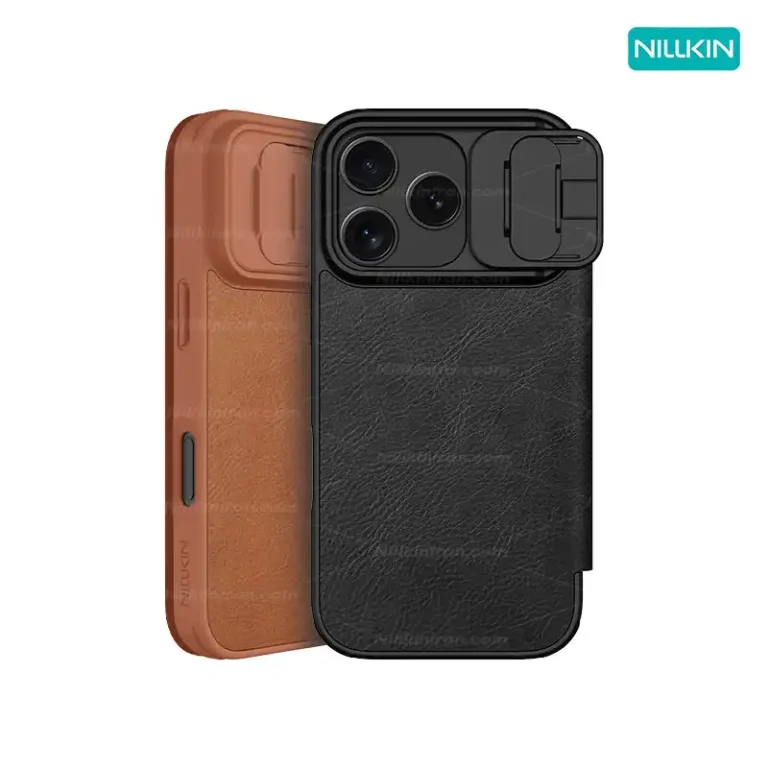 قاب نیلکین iPhone 17 Pro مدل Qin Pro leather