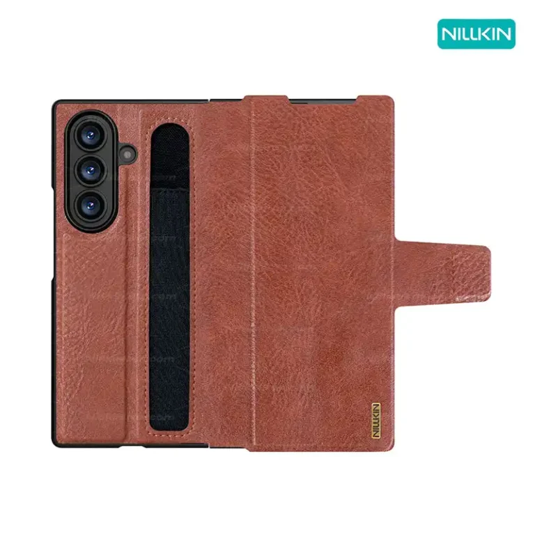 قاب نیلکین سامسونگ Galaxy Z Fold7 مدل Aoge Leather