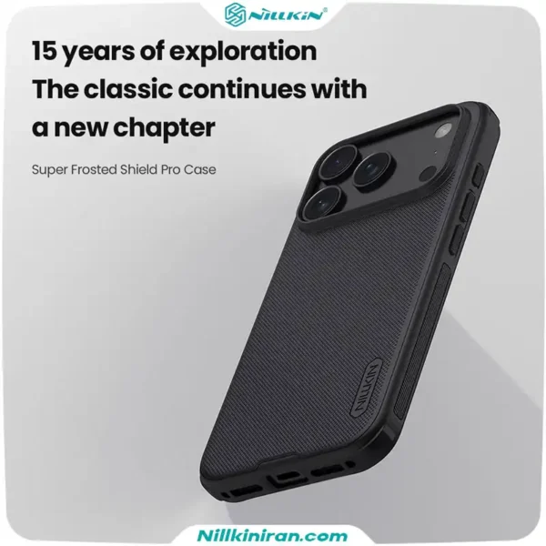 قاب نیلکین iPhone 17 Pro Max مدل Super Frosted Shield Pro