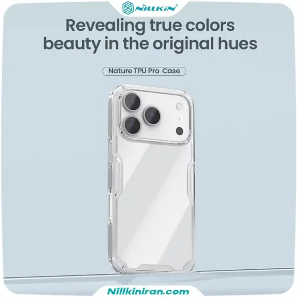 قاب نیلکین iPhone 17 Pro مدل Nature TPU Pro