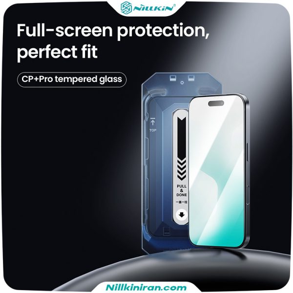 گلس نیلکین آیفون iPhone 17 Pro Max مدل CP+ Pro tempered glass