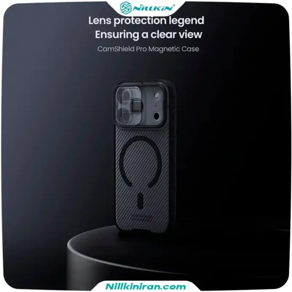 قاب نیلکین iPhone 17 Pro مدل (Camshield Pro Magnetic (Clear version