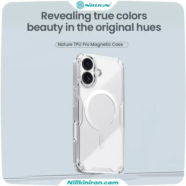 قاب نیلکین آیفون iPhone 17 مدل Nature TPU Pro Magnetic