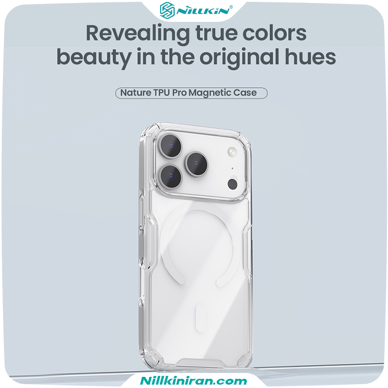 قاب نیلکین  iphone 17 Pro Nature TPU Pro Magnetic