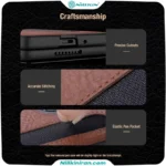 قاب نیلکین سامسونگ Galaxy Z Fold7 مدل Aoge Leather